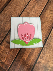 Mini Easter Leaning Sandwich Board Tiles Interchangeable Leaning Sandwich Boards Flower  