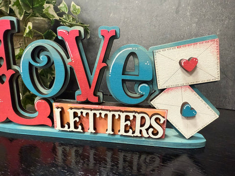 Love Letters Shelf Sitter Valentine Shelf Sitter