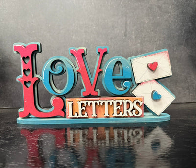 Love Letters Shelf Sitter Valentine Shelf Sitter