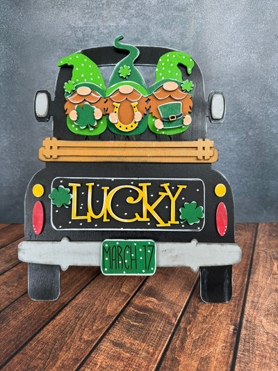 Lucky St. Patrick's Day Truck Interchangeable Add On with Truck  