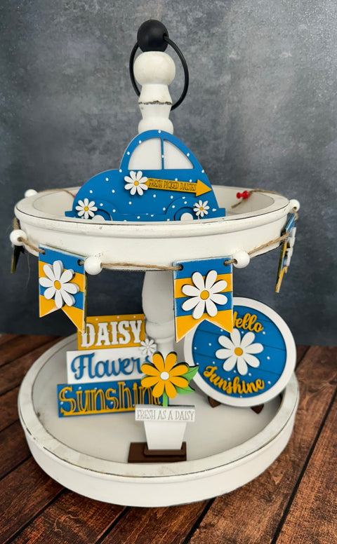 Sunshine & Daises Tiered Tray Tiered Tray   