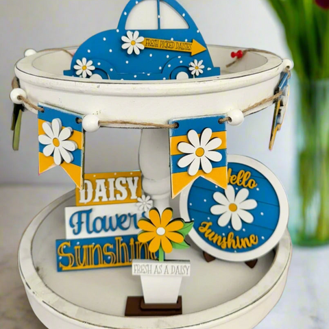 Sunshine & Daises Tiered Tray Tiered Tray