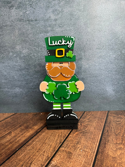 Mini Leprechaun Shelf Sitter St. Patrick's Day Shelf Sitter   