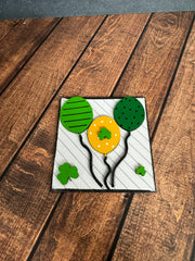 Mini St. Patrick's Day Leaning Sandwich Board Tiles St. Patrick's Day Interchangeable Balloons  