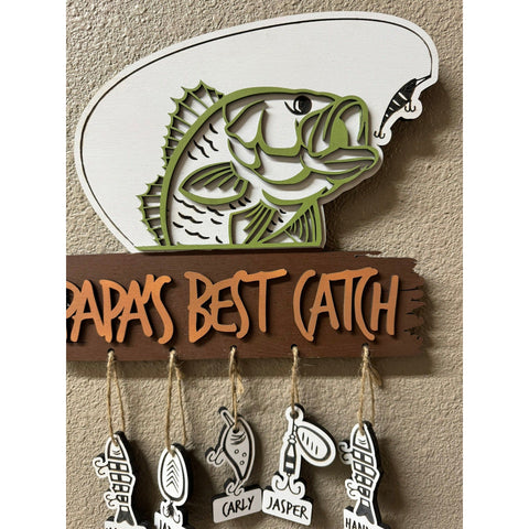 Best Catch Personalized Wall Hanger    