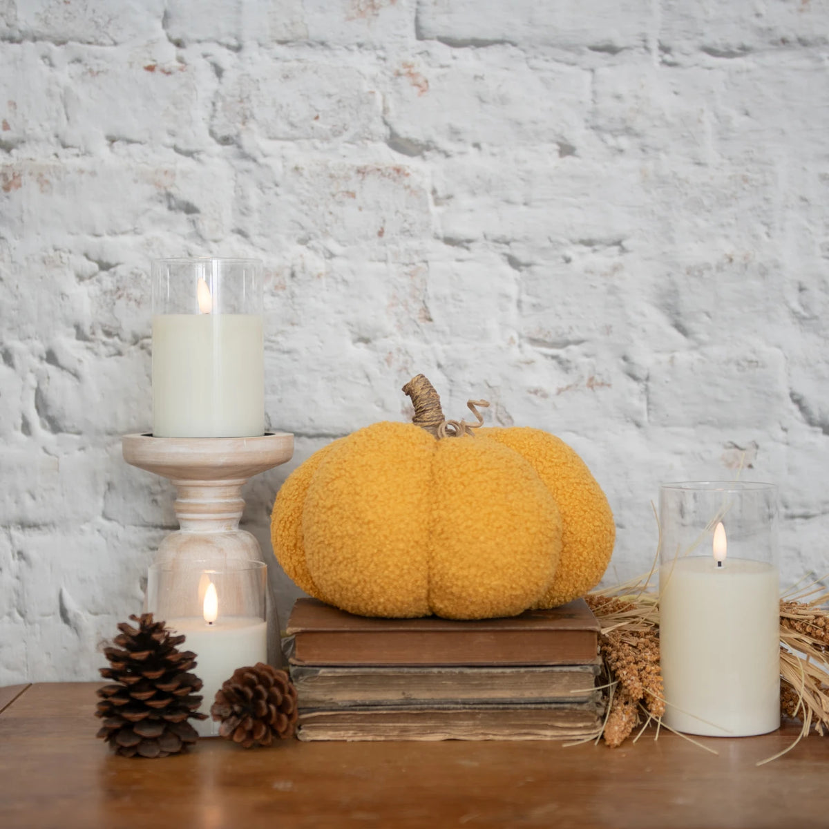 Yellow Boucle Pumpkin