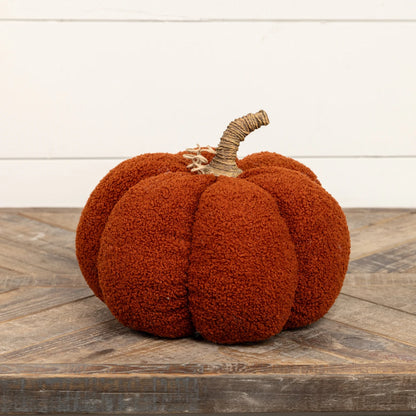 Dark Orange Boucle Pumpkin