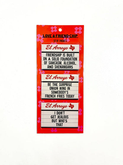 Magnet Set - Love & Friend-Chip Magnets