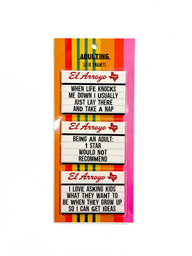Magnet Set - Adulting Magnets