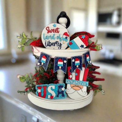 Sweet Land of Liberty Tiered Tray Tiered Tray   