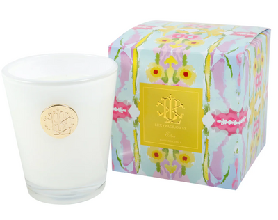 LUX Lover's Lane 8 oz Designer Box Candle Candle Holder   