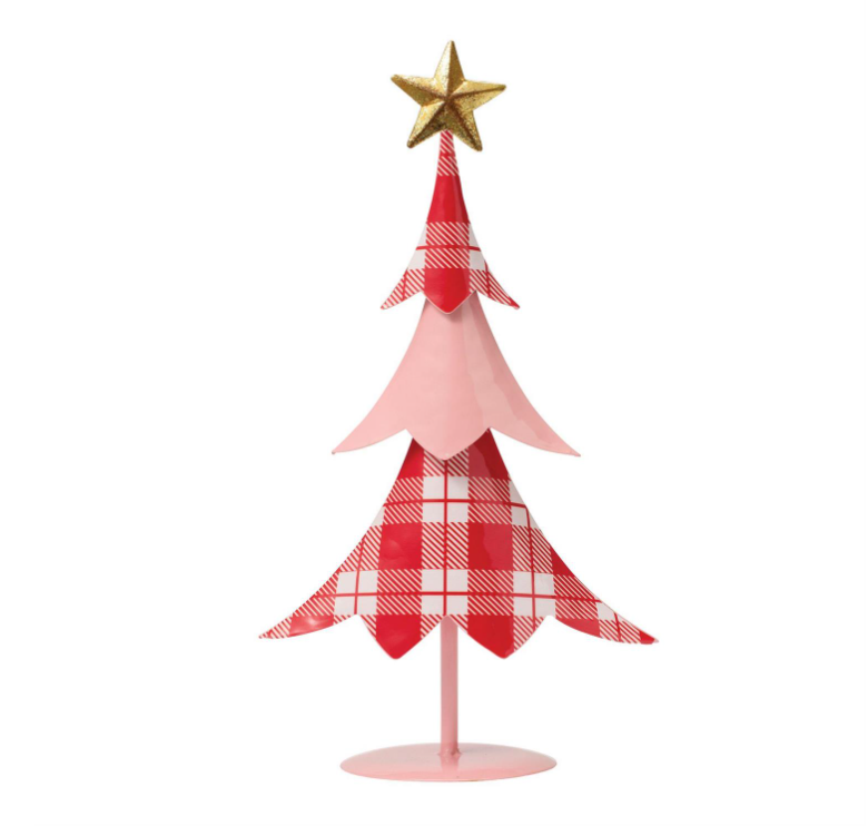 Pink and Red Christmas Tree