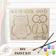 Valentine's Day Paint Kit Owl