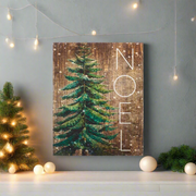 RAZ - 18" Noel Wood Wall Art Wall Decor