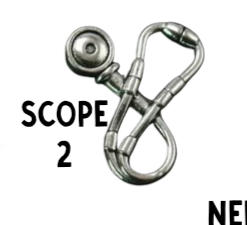 Silver Nurse Pendant Charms, Shiny Healing Symbol Necklace, Thoughtful Gift for Nurses & Caregivers Nurse charm Scope 2