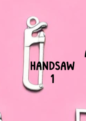 Mini Tool Pendant Charms, Ideal Crafting Jewelry for Tool Lovers Gift Tool Charms Handsaw 1