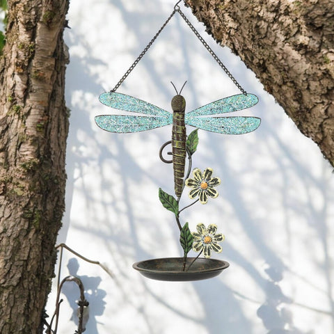 Dragonfly Birdfeeder, Unique Wildlife Feeder for Backyard Birdwatching, Enhances Garden Ambiance, Perfect Mother&