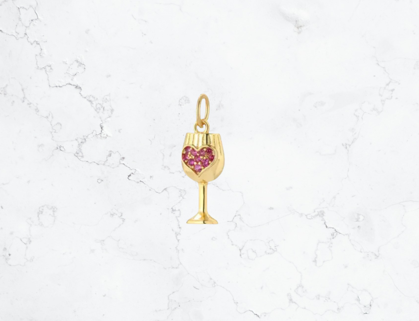 Wedding Charms, Elegant Wedding Ring & Wine Glass Add-Ons, Perfect for Bracelet or Necklace, Dreamy Bride Gift Jewelry Charms Wine Glass