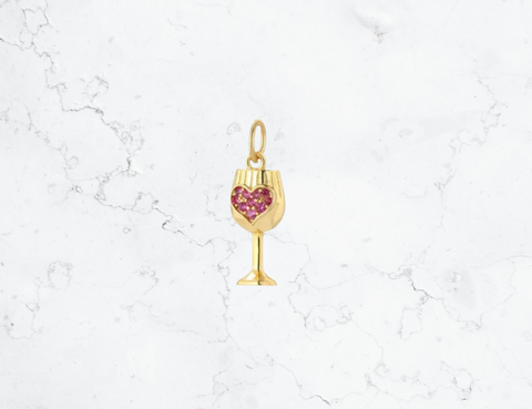 Wedding Charms, Elegant Wedding Ring & Wine Glass Add-Ons, Perfect for Bracelet or Necklace, Dreamy Bride Gift wedding charm Wine Glass