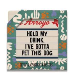 Raise The Woof - Coaster Set Coasters