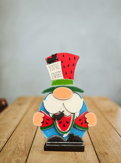 Watermelon Gnome Summer Gnome Shelf Sitter   