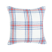 River Rock Red White & Blue Plaid Throw Pillow, Cozy Patriotic Home Decor, Perfect Accent Cushion Gift for 4th of July Lovers Throw Pillow