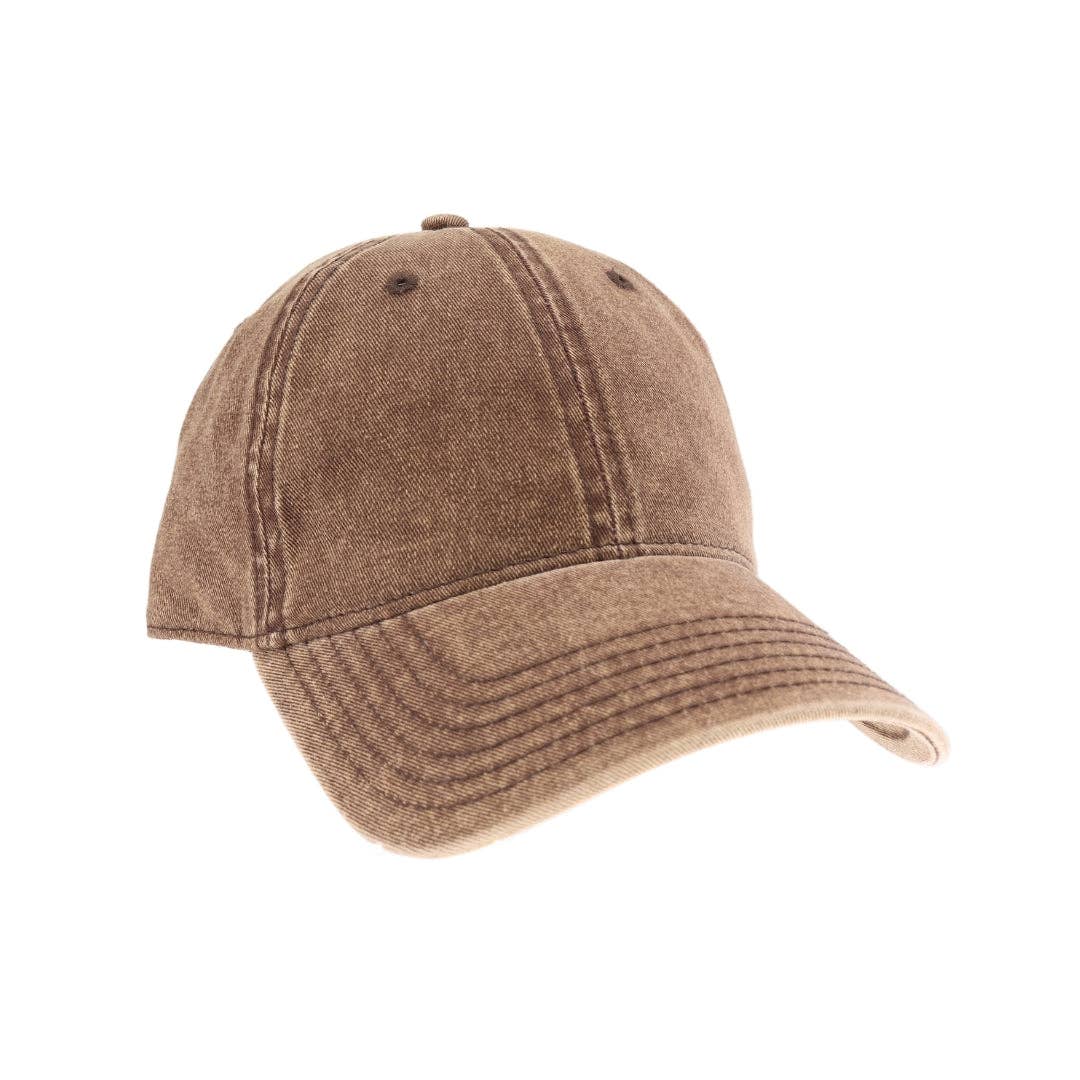 Acid Wash C.C Ball Cap BA4240 Brown