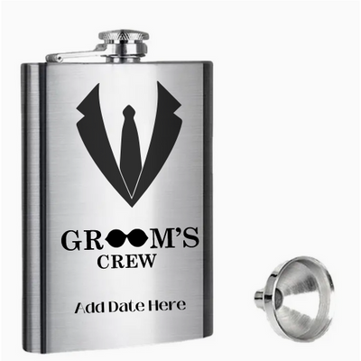 Custom Flask Wedding   