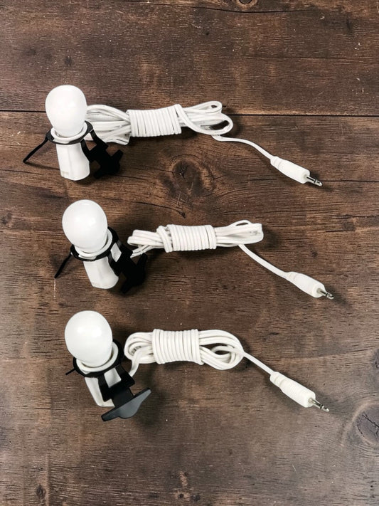 Additional Building Light Cords, Set of 3 (for 53500 only) 3.5V bulbs - Nifty Decor & More