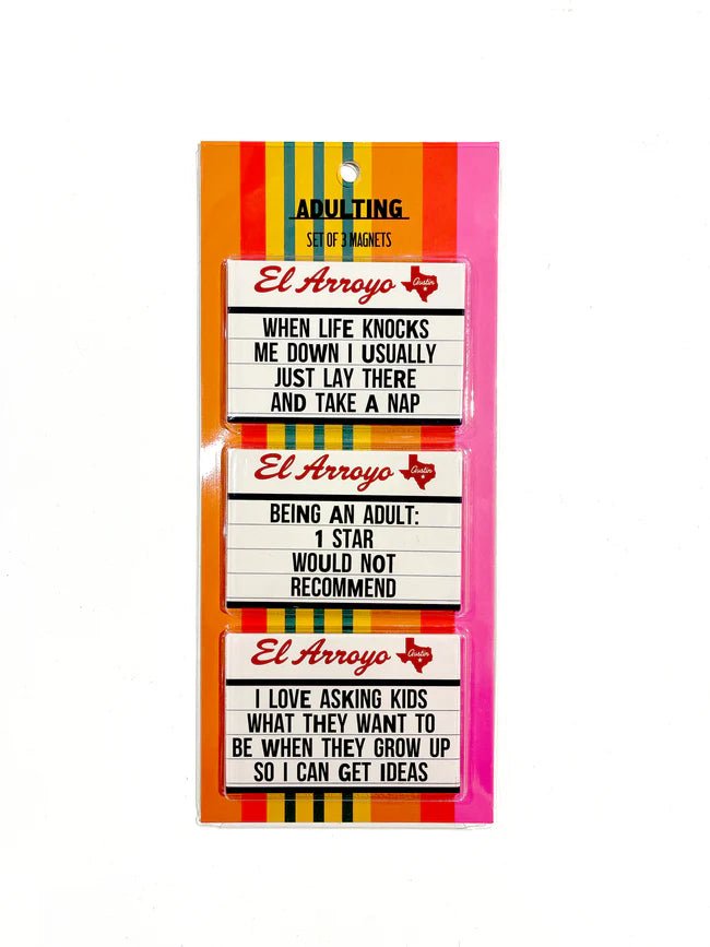 Adulting - Magnet Set - Nifty Decor & More