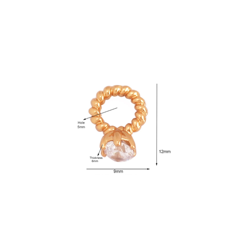 Wedding Ring Charm, Delicate Bracelet & Necklace Add-on, Charming Gift for Brides & Loved Ones Wedding Ring charm
