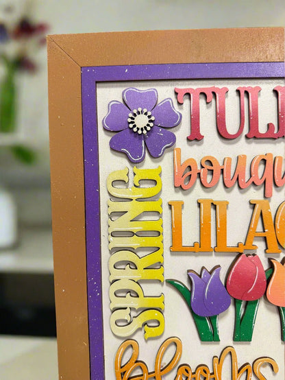 All Things Flower Sign | Charming Home Decor, Floral Wall Art, Decorative Signage, Unique Gifts, Indoor & Outdoor Decor