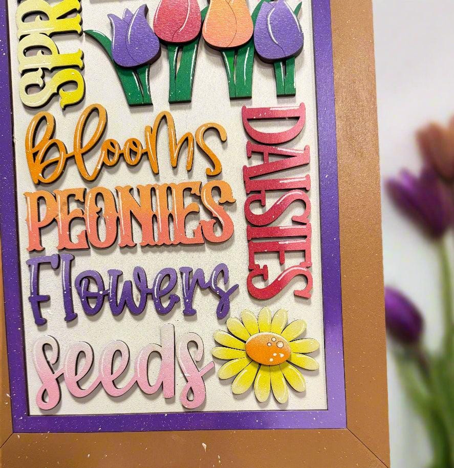 All Things Flower Sign | Charming Home Decor, Floral Wall Art, Decorative Signage, Unique Gifts, Indoor & Outdoor Decor - Nifty Decor & More