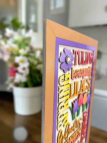 All Things Flower Sign | Charming Home Decor, Floral Wall Art, Decorative Signage, Unique Gifts, Indoor & Outdoor Decor