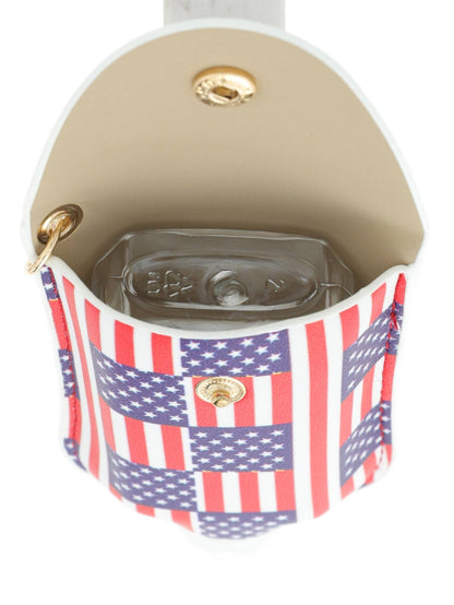 American Flag Hand Sanitizer Holder Keychain - Nifty Decor & More