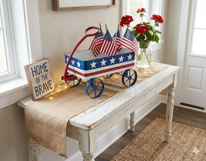 Americana Star Spangled Wagon - Nifty Decor & More