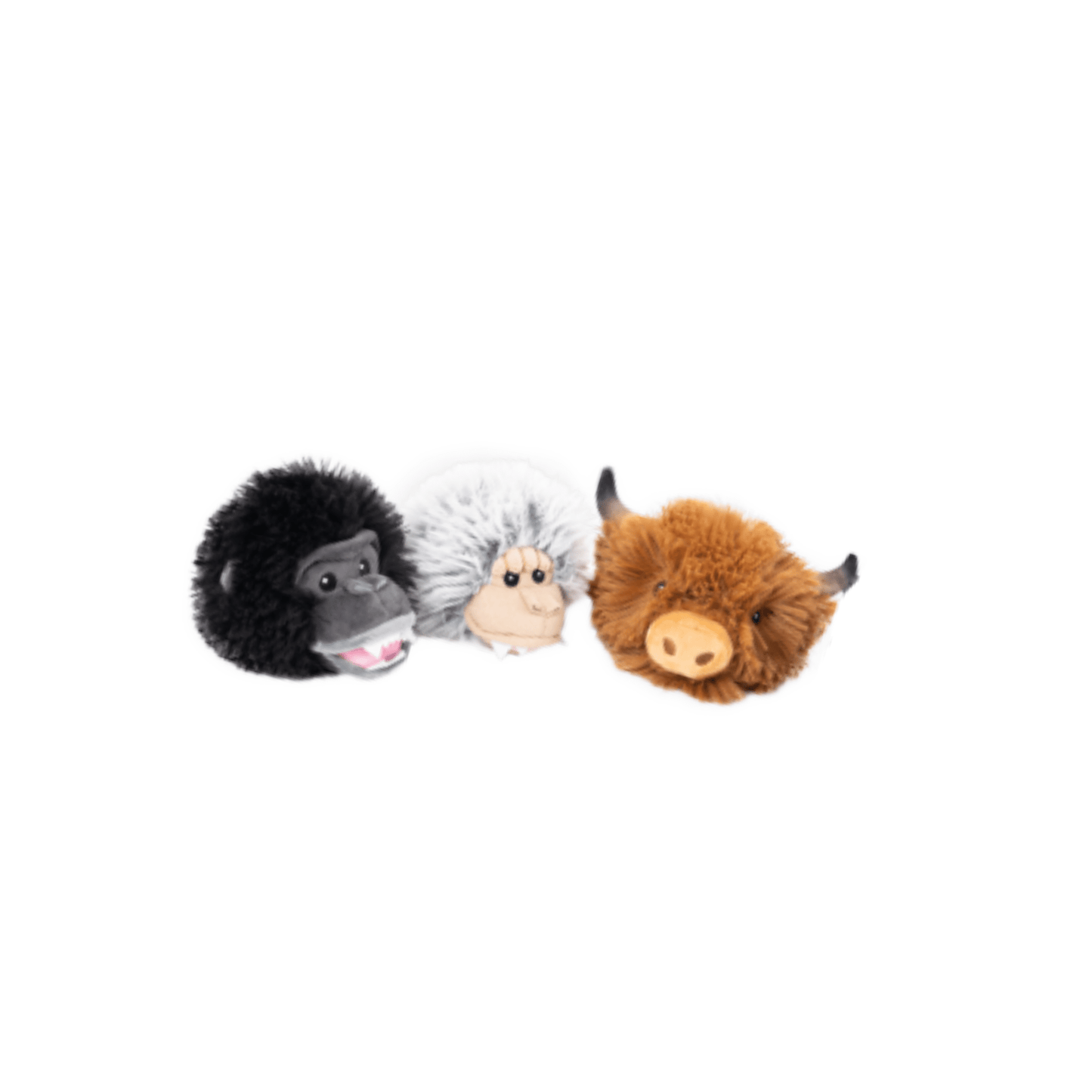Animal Head 2 - in - 1 Fetch Ball Dog Toy - Nifty Decor & More