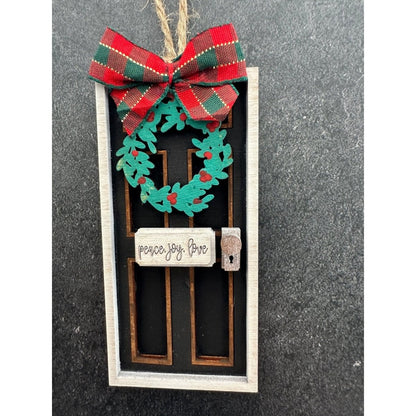 Antique Door Christmas Ornaments by NFR Designs - Nifty Decor & More