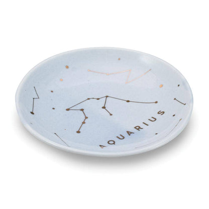 AQUARIUS Zodiac Jewelry Dish - (Jan 20 - Feb18) - Nifty Decor & More