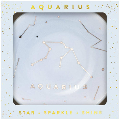 AQUARIUS Zodiac Jewelry Dish - (Jan 20 - Feb18) - Nifty Decor & More