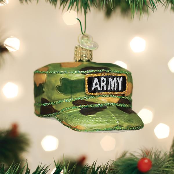 Army Cap Ornament - Nifty Decor & More