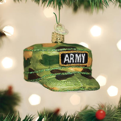 Army Cap Ornament - Nifty Decor & More