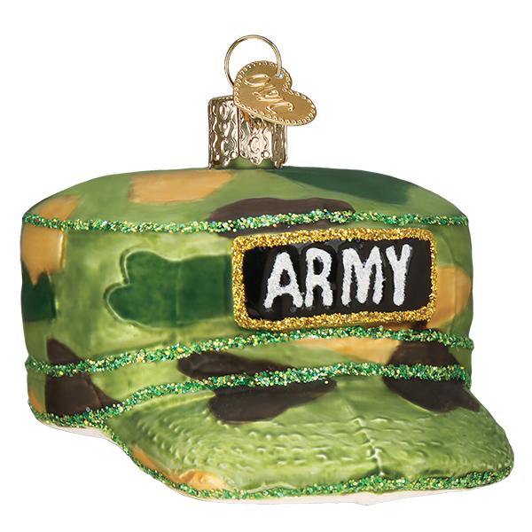 Army Cap Ornament - Nifty Decor & More