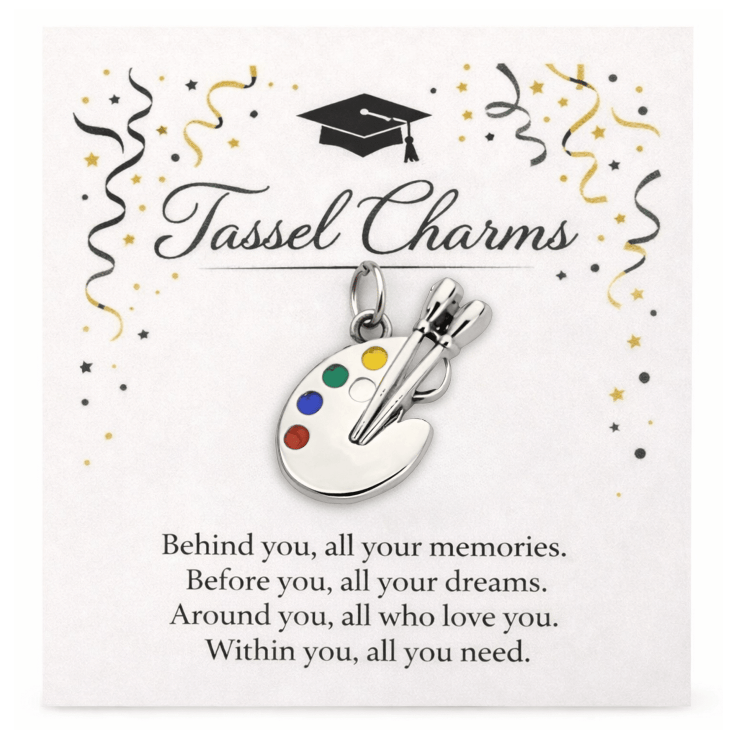 Art Graduation Tassel Charm - Nifty Decor & More