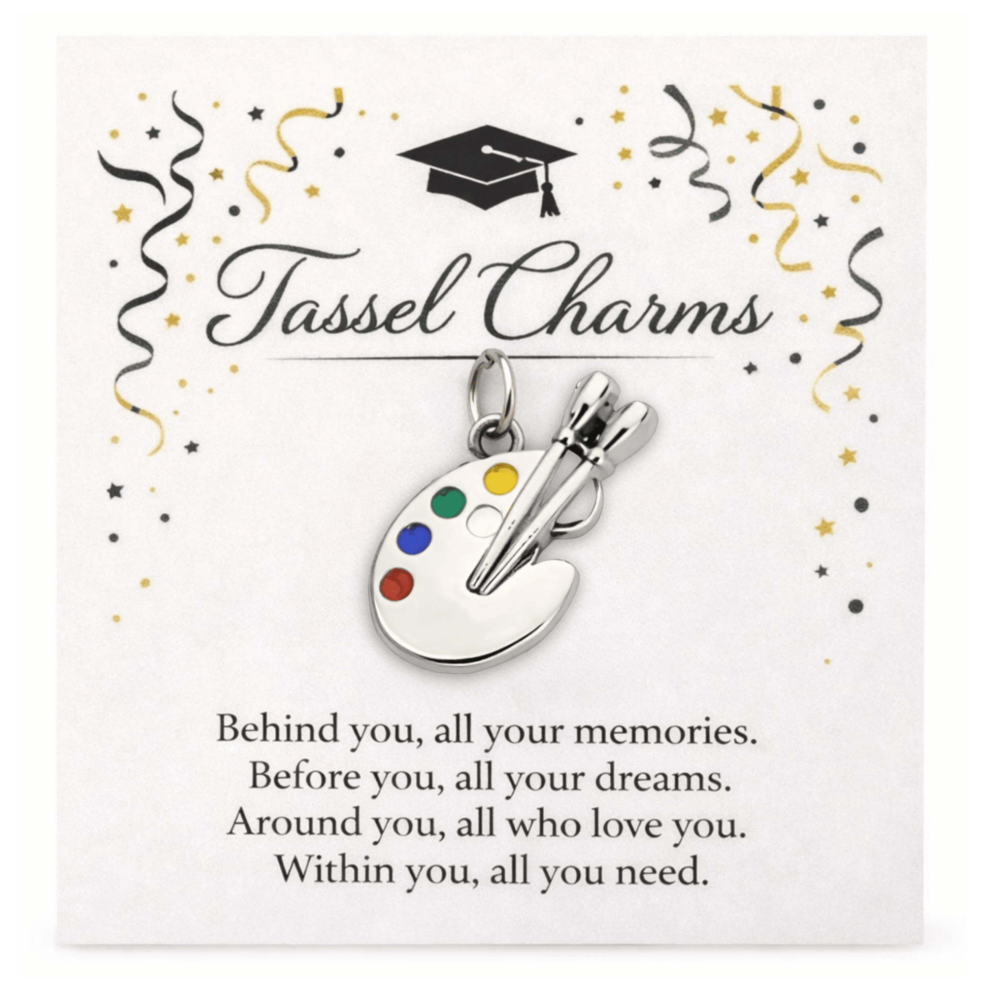 Art Graduation Tassel Charm - Nifty Decor & More