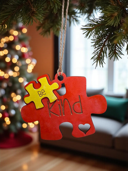 Autism Awareness Ornaments Christmas Ornament Be Kind