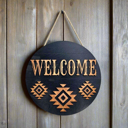 Aztec Welcome Door Hanger Door hanger