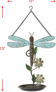 Dragonfly Birdfeeder, Unique Wildlife Feeder for Backyard Birdwatching, Enhances Garden Ambiance, Perfect Mother's Day Present