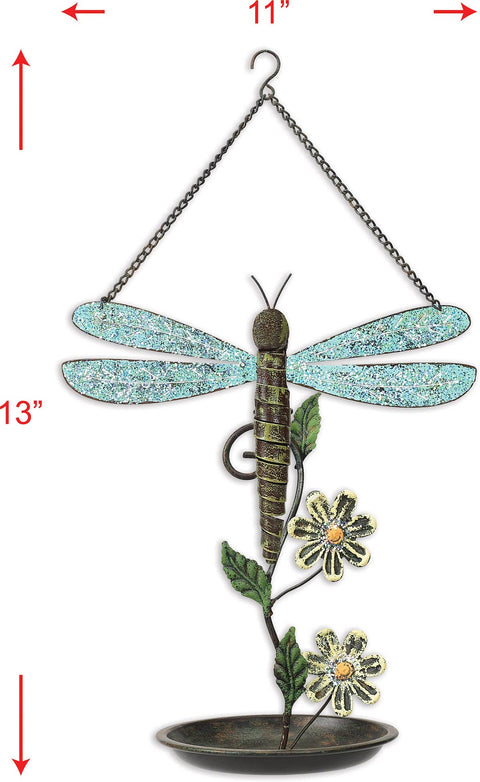 Dragonfly Birdfeeder, Unique Wildlife Feeder for Backyard Birdwatching, Enhances Garden Ambiance, Perfect Mother&