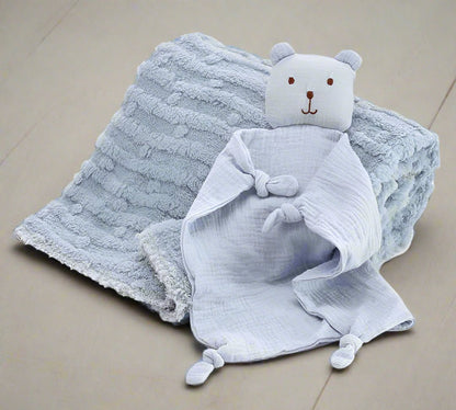 Baby Bear Towel And Blanket Set for Nursery - Nifty Decor & More